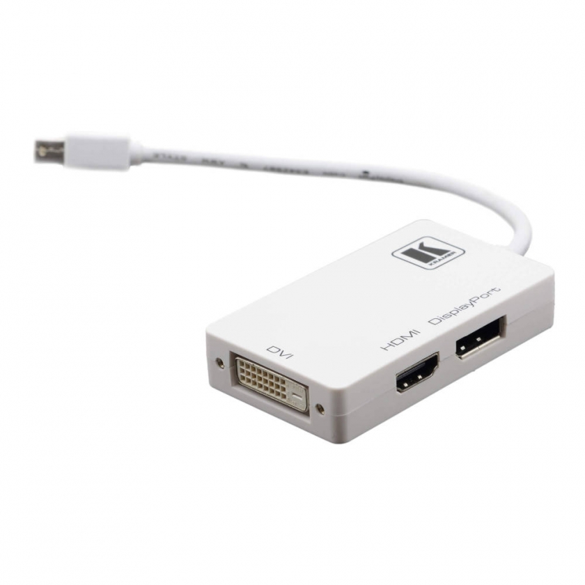 מתאם מקצועי Kramer mini DisplayPort to HDMI-DVI-DP