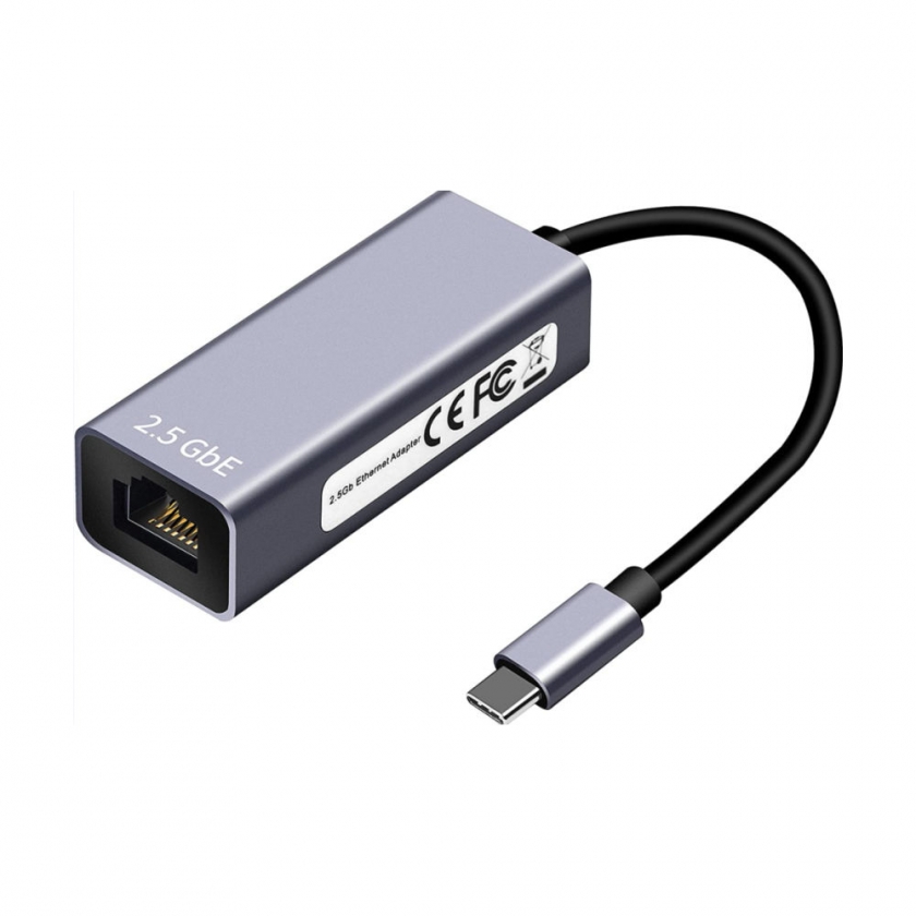 כרטיס רשת USB Type-C לחיבור קווי 2.5Gbps