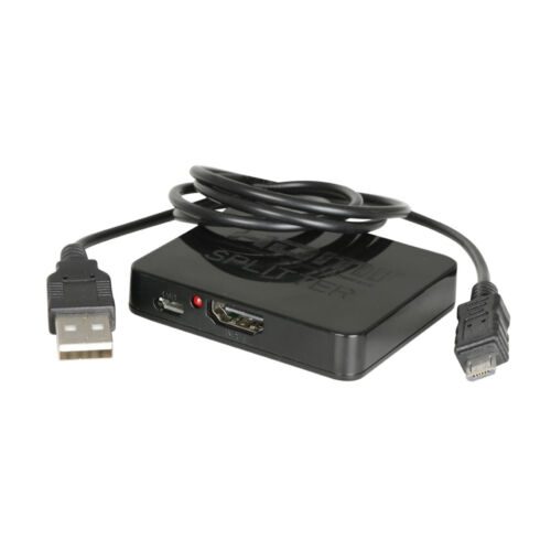 מפצל HDMI אקטיבי מוגבר ל-2 מסכים 4K 30Hz מתח USB