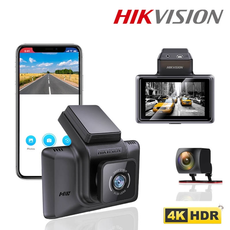מצלמת דרך קידמית ואחורית לרכב Hikvision K5 2CH