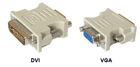 מתאם מחיבור VGA ל-DVI