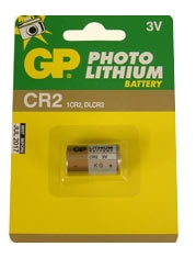 סוללת ליתיום CR2 תוצרת GP למצלמה