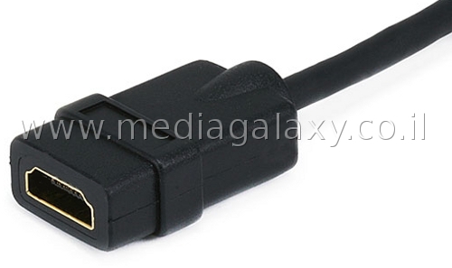 קונקטור HDMI-1.4 נקבה מוזהב