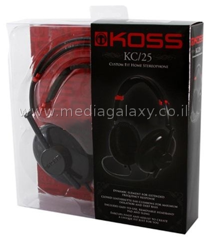 אוזניות KOSS מקצועיות דגם KC25 באריזה מקורית