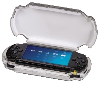 קופסת אחסון שקופה לקונסולה PSP (קונסולה אינה כלולה)