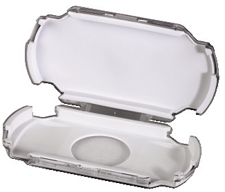קופסת הגנה לקונסולה PSP, עשויה פלסטיק קשיח שקוף