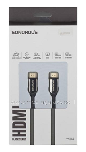 כבל HDMI-1.4 מקצועי  תוצרת Sonorous
