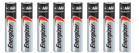 8 סוללות AAA מסידרת MAX של Energizer