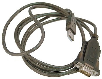 כבל ממיר איכותי תוצרת KONIG מחיבור USB לחיבור סריאלי RS232