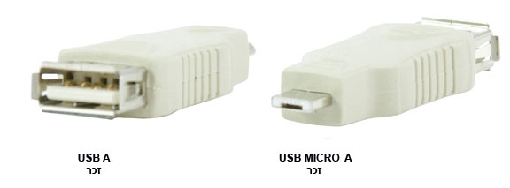 מתאם USB לחיבור מיקרו USB מסוג A