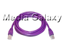 כבל רשת מסוכך FTP בצבע סגול CAT5e