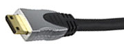 קונקטור mini HDMI המתחבר למצלמה