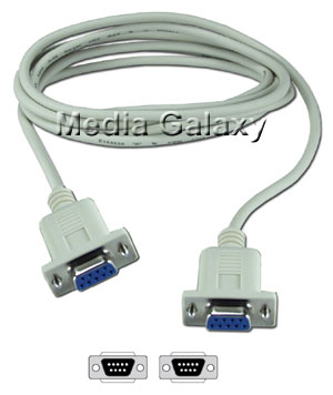 כבל סריאלי מוצלב (NULL MODEM) באורך 1.8 מטר תוצרת NEDIS דגם CABLE-138