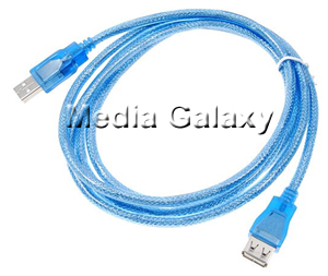 כבל USB 2.0 מאריך מסוכך באורך 2 מטר עם חיבורים A-AF