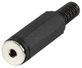 פלאג נקבה חיבור מיני PL 2.5mm סטריאו