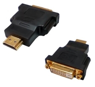 מתאם DVI נקבה ל-HDMI זכר מצופה זהב 24K