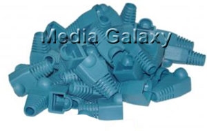 כיסוי גומי לקונקטור RJ45 - צבע כחול