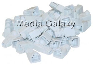 כיסוי גומי לקונקטור RJ45 - צבע לבן