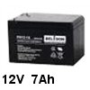 סוללה נטענת 12V עוצמה 7A תוצרת Power Kingdom