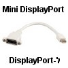 כבל מתאם Mini DisplayPort ל-DisplayPort מבית NEDIS דגם CABLE1107-0.2