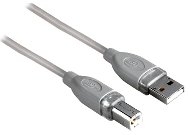 כבל USB-2.0 למדפסת A-B מסוכך 3 מטר תוצרת HAMA דגם 45022