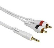 כבל לבן איכותי sPL-3.5mm ל-2RCA באורך 10 מטר תוצרת LEXUS דגם ST2046