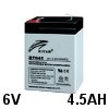 סוללה נטענת 6V עוצמה 4.5A תוצרת Ritar דגם RT645