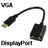 כבל מתאם מחיבור DisplayPort לחיבור VGA תוצרת KONIG דגם CABLE-573-0.2