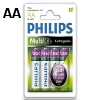 4 סוללות נטענות AA תוצרת Philips מוכנות לשימוש דגם R6B4RTU20/10