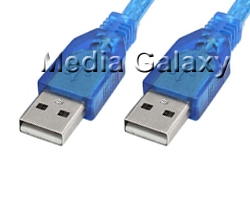 כבל USB-2.0 מסוכך חיבור A-A (זכר-זכר) אורך 2 מטר