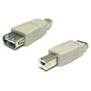קונקטור USB עם חיבור A (נקבה) לחיבור B (זכר)