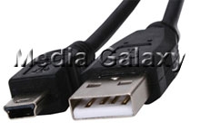 כבל עם חיבור מיני USB 5pin לחיבור USB זכר סטנדרטי