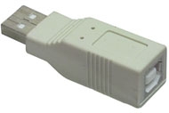 קונקטור USB עם חיבור A (זכר) לחיבור B (נקבה) מבית NEDIS דגם CMP-USB1