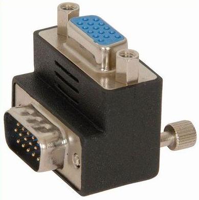 מתאם VGA בזוית 90 מעלות