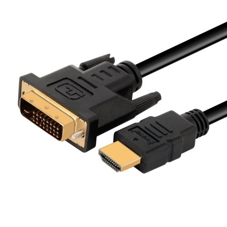 כבל mini HDMI לחיבור DVI אורך 0.5 מטר