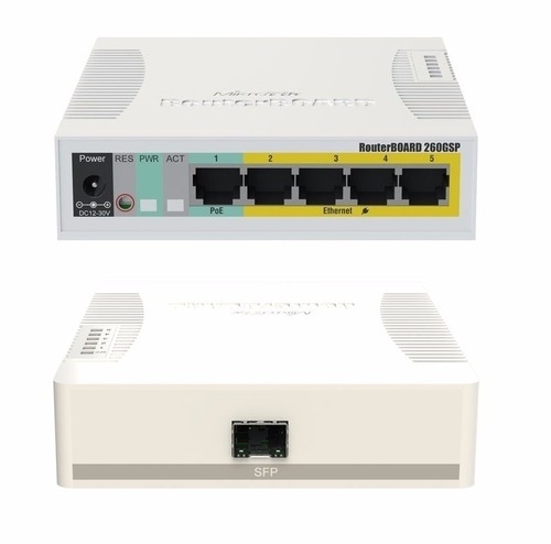 מתג מקצועי 5ports Giga וכלוב SFP. דגם 260GSP