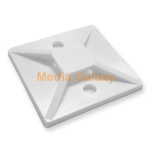 100 יחידות בסיס לאזיקון בהדבקה 20x20 מילימטר