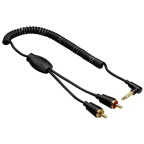 כבל אודיו איכותי נמתח PL-3.5mm - 2RCA אורך 1.5 מטר HAMA