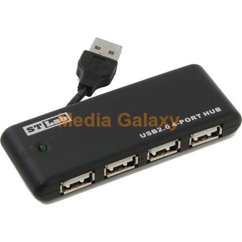 מפצל USB-2.0 קומפקטי STLAB U-310