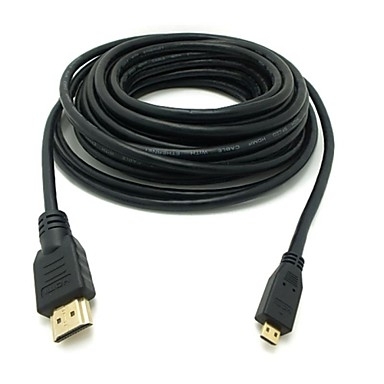 כבל איכותי HDMI למיקרו HDMI באורך 10 מטר