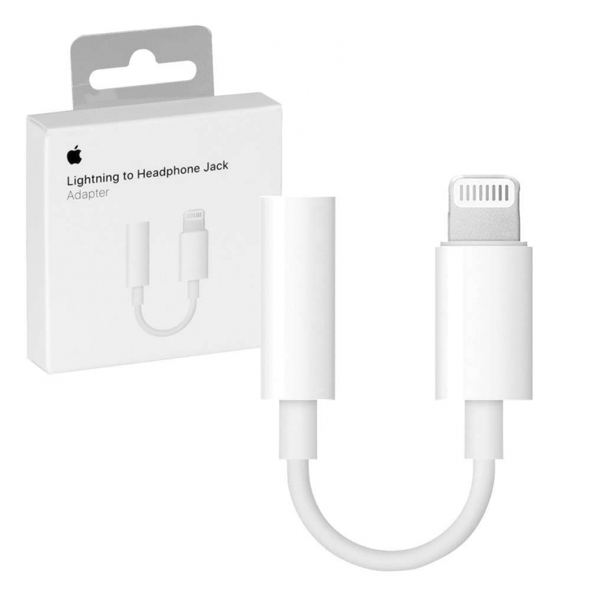 מתאם Apple מקורי Lightning to AUX 3.5mm דגם MMX62ZM/A