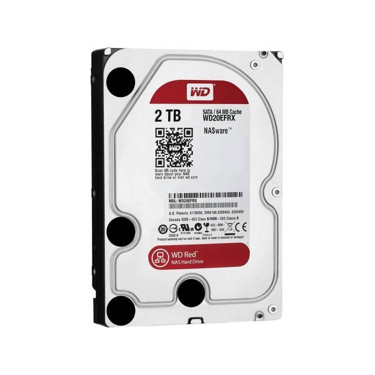 כונן פנימי WD20EFRX 3.5" RED 2TB