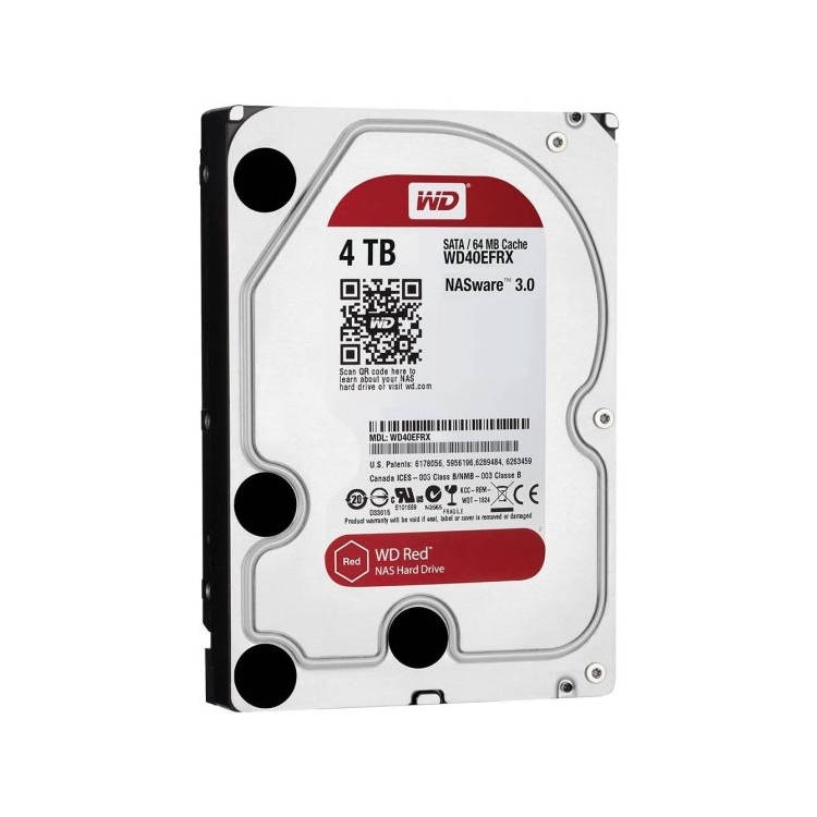 כונן פנימי WD40EFRX 3.5" RED 4TB