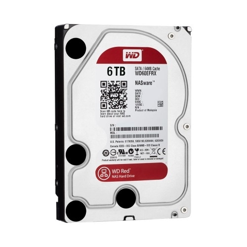 כונן פנימי WD60EFRX 3.5" RED 6TB