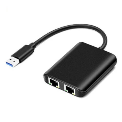 כרטיס רשת Giga כפול בחיבור USB-3.0