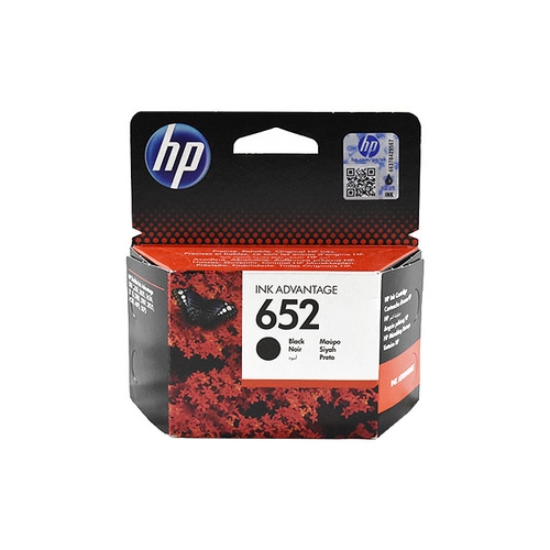 ראש דיו מקורי HP 652 שחור