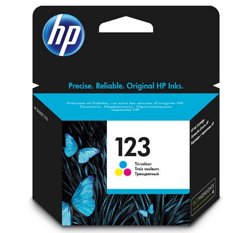 ראש דיו מקורי HP 123 צבעוני