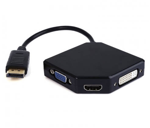 מתאם DisplayPort לחיבורי - VGA HDMI DVI
