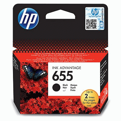 ראש דיו מקורי HP 655 שחור