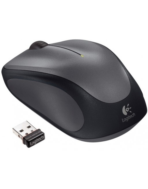 עכבר אלחוטי Logitech M235 בגווני שחור אפור